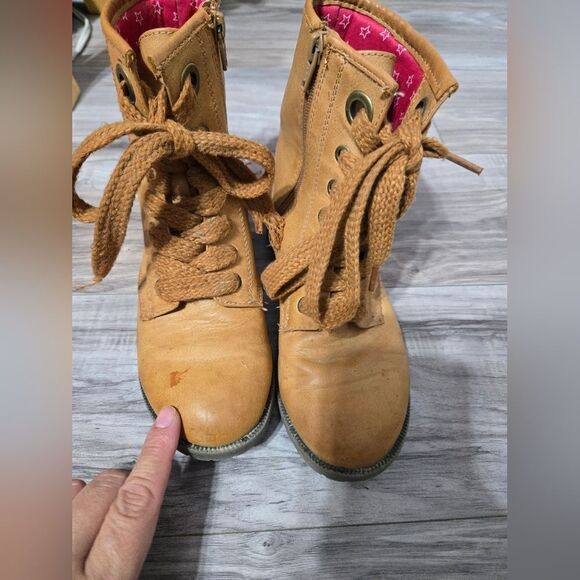 Girl's Cat and Jack zip up boots sz 3 - Picture 10 of 12
